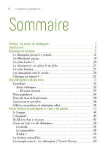 Le Châtaignier, un arbre généreux sommaire 1