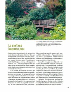 Créer un beau Jardin-refuge pour les oiseaux