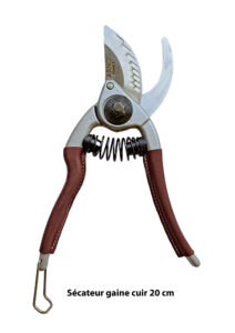 3.sécateur cuir 20 cm