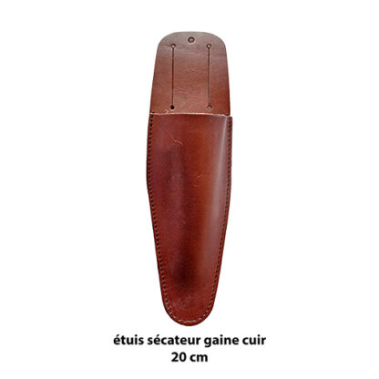 Étuis en cuir pour sécateur gaines cuir 18 / 20 cm – Image 2