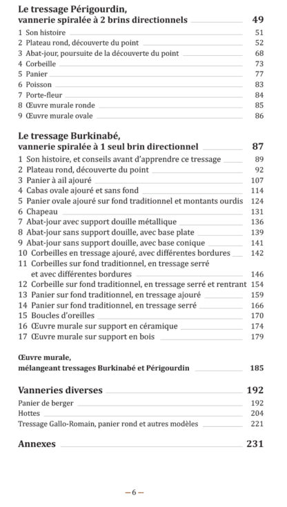 Mon parcours de vannier, la suite 34 tutoriels