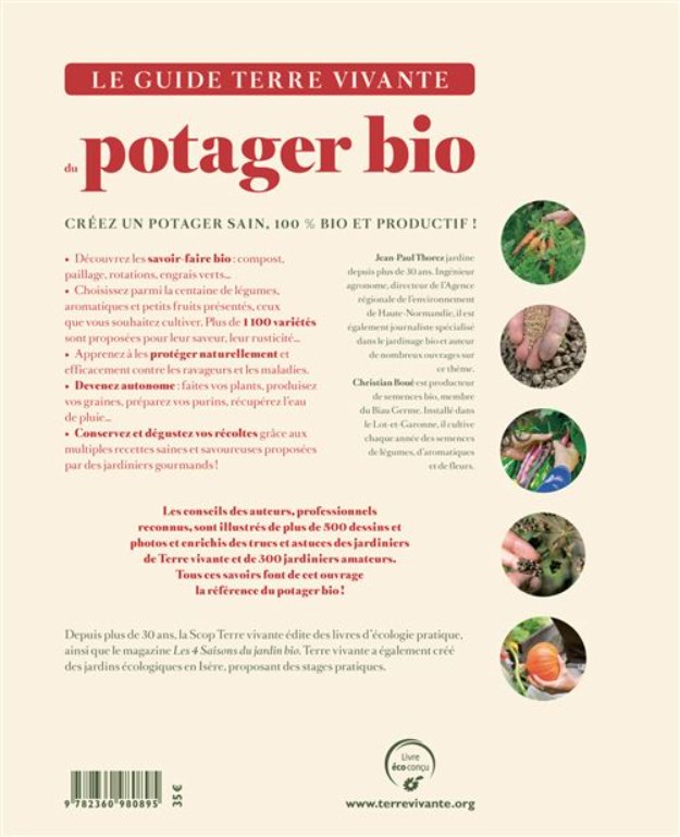 Le guide terre vivante du potager bio