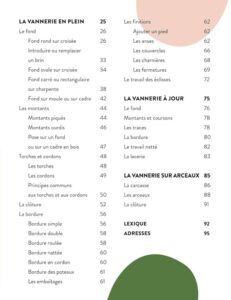 Manuel de la vannerie